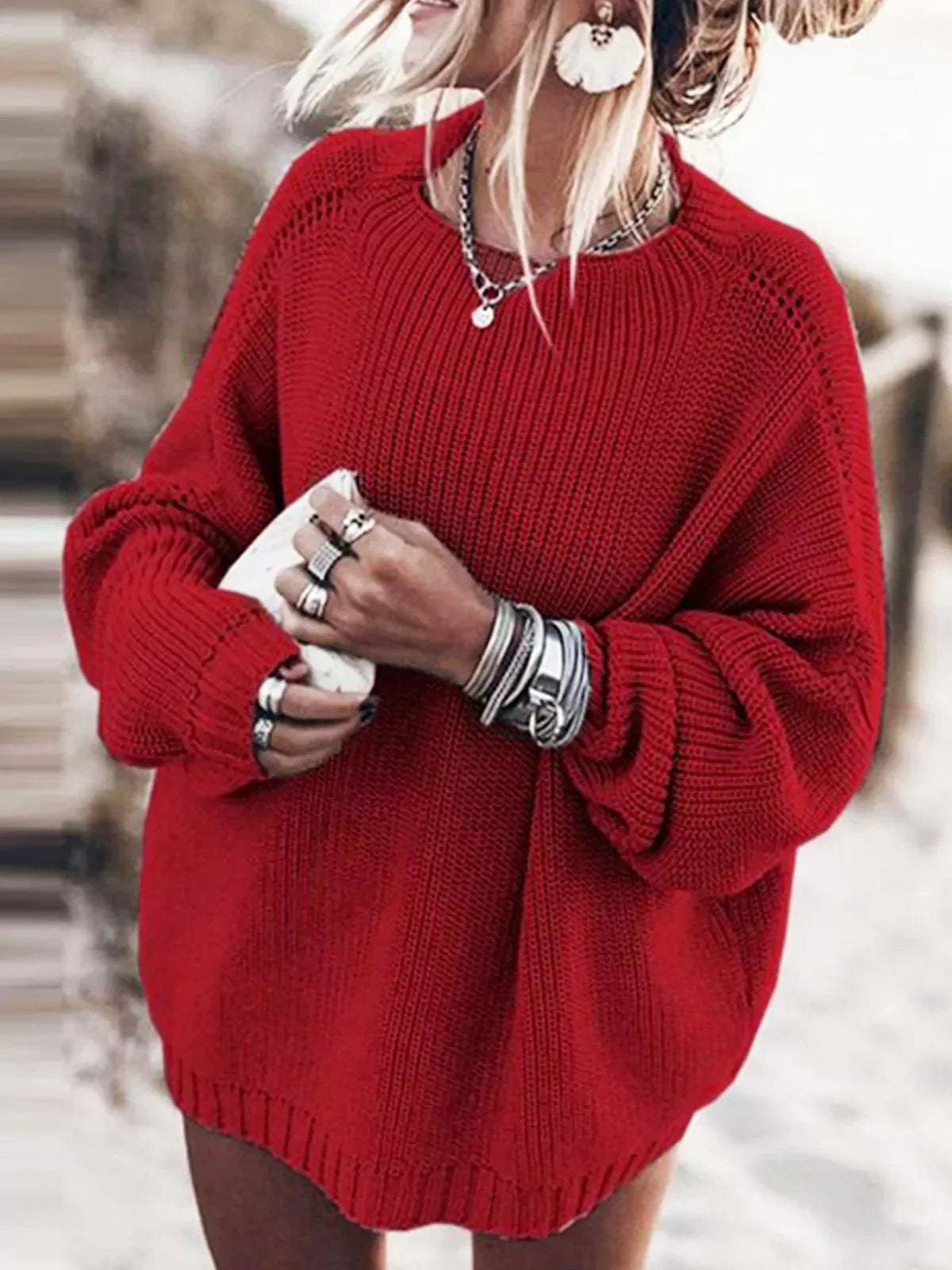 Oversize Strickpullover