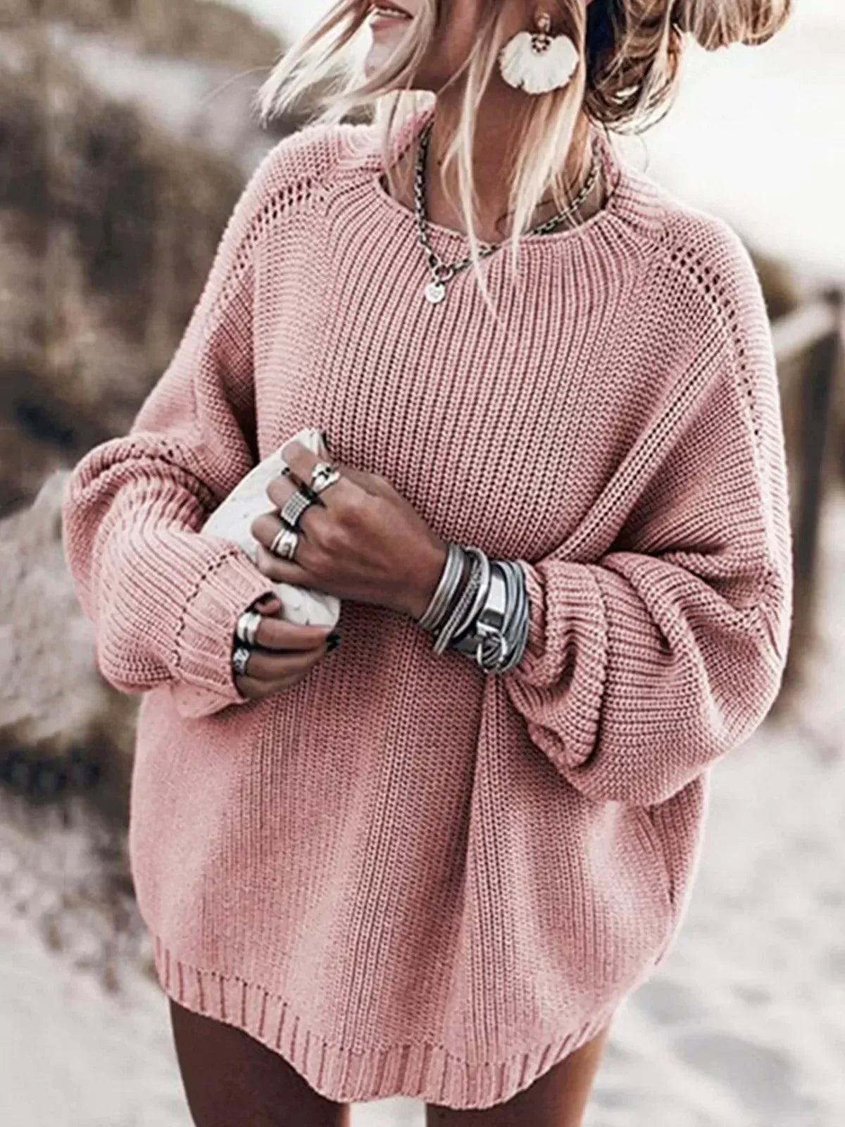 Oversize Strickpullover