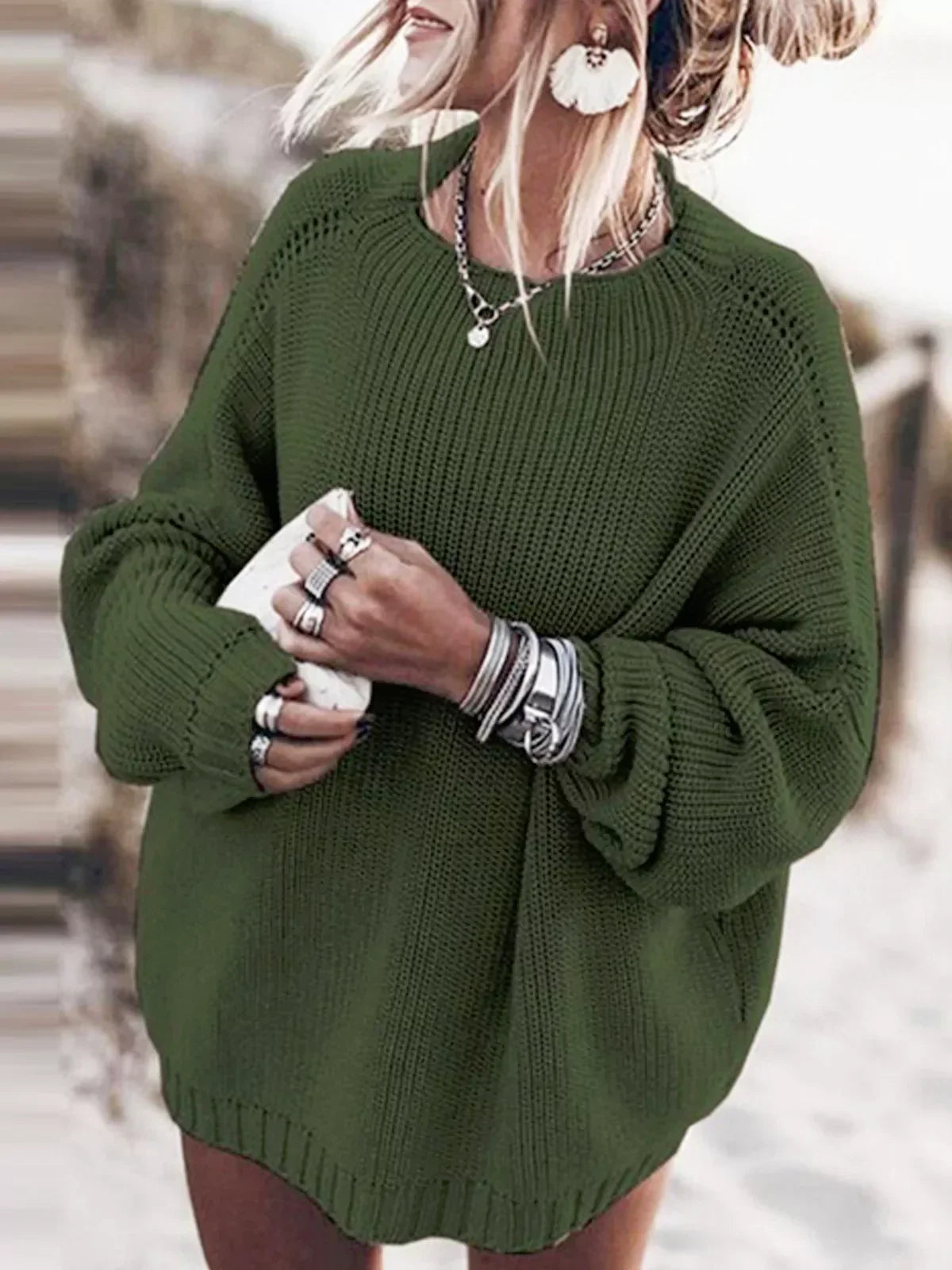 Oversize Strickpullover