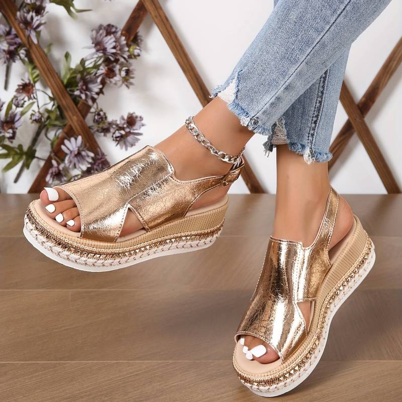 Premium-Orthopädische Sandalen – Glänzend