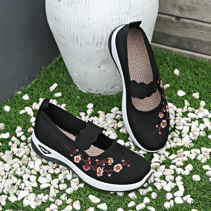 Orthopädische Schuhe mit Blumenmuster