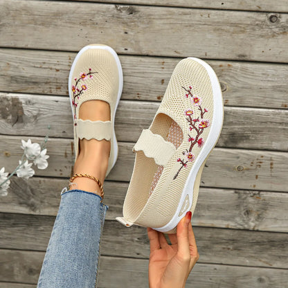 Orthopädische Schuhe mit Blumenmuster