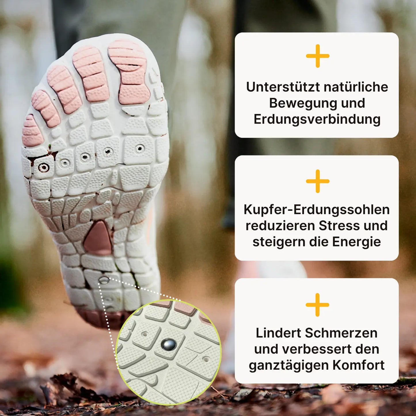 Eco Ground™ – Kupfer-geerdete Barfußschuhe für natürliche Balance Unisex