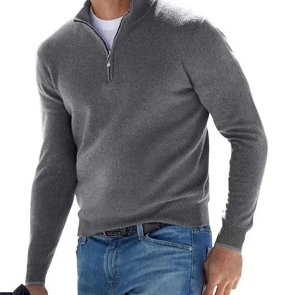 Premium Reißverschluss-Pullover