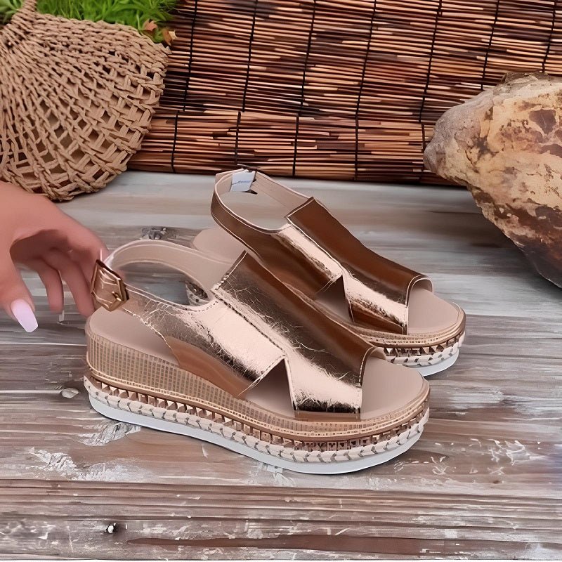 Premium-Orthopädische Sandalen – Glänzend